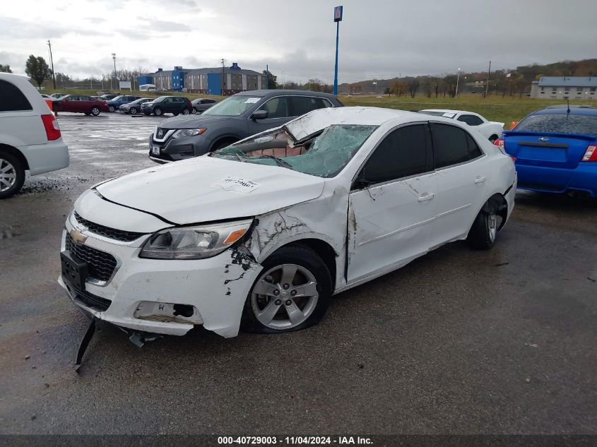 2015 Chevrolet Malibu 1Fl VIN: 1G11A5SL1FF262775 Lot: 40729003