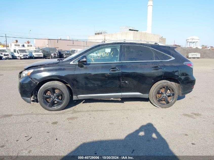 2010 Lexus Rx 350 VIN: 2T2BK1BA1AC061844 Lot: 40729006