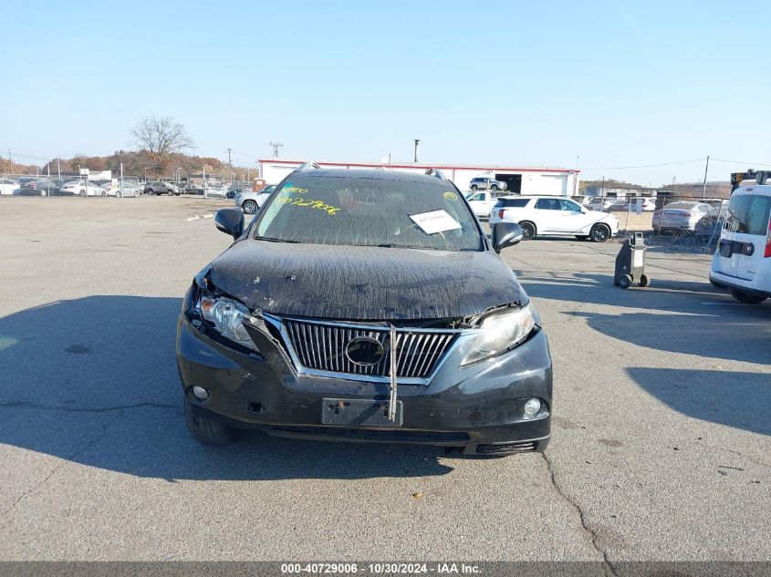 2010 Lexus Rx 350 VIN: 2T2BK1BA1AC061844 Lot: 40729006