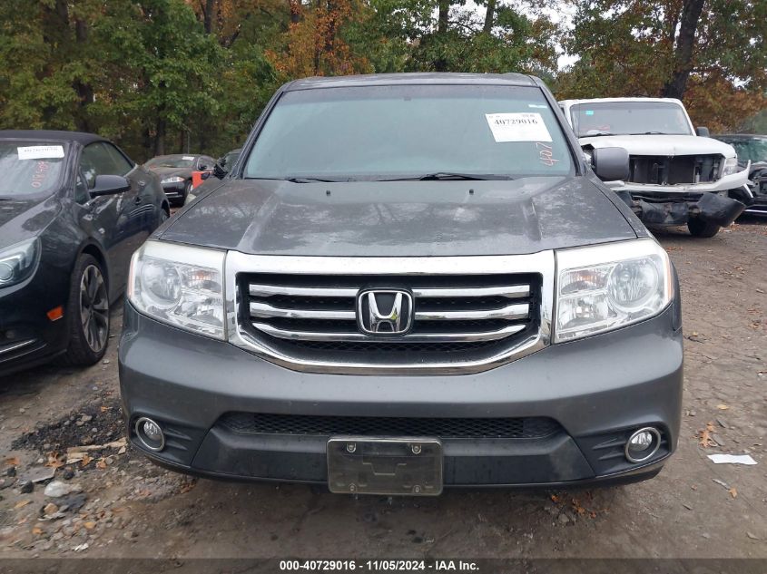 2012 Honda Pilot Exl VIN: 5FNYF3H53CB036094 Lot: 40729016