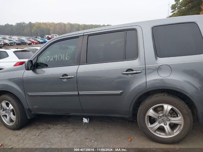 2012 Honda Pilot Exl VIN: 5FNYF3H53CB036094 Lot: 40729016