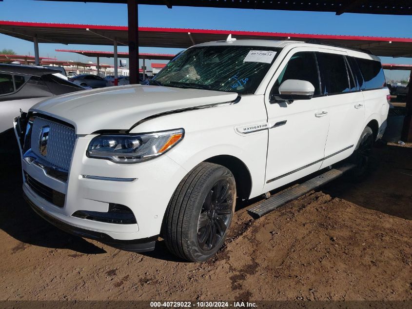 2022 Lincoln Navigator L Reserve VIN: 5LMJJ3LT9NEL14631 Lot: 40729022