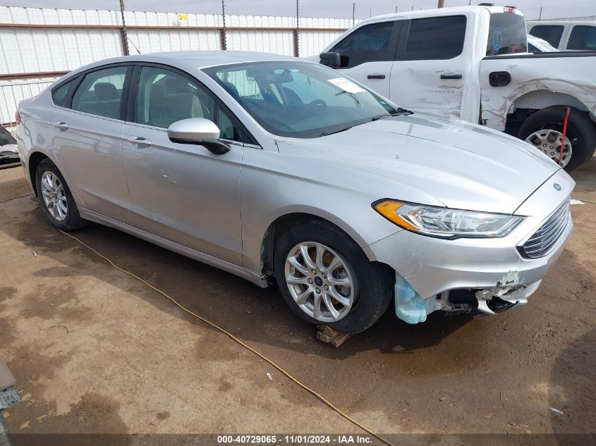 2017 FORD FUSION S - 3FA6P0G73HR184490