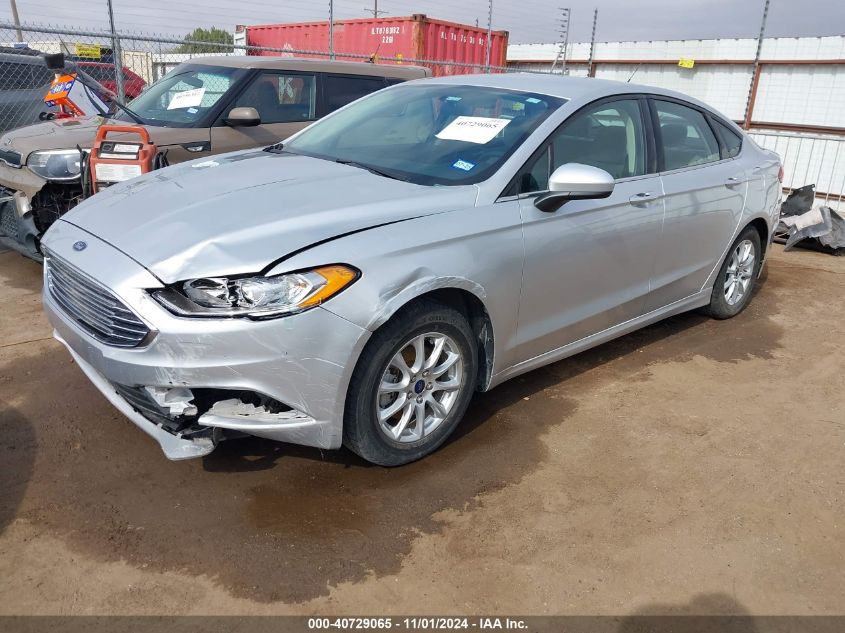 VIN 3FA6P0G73HR184490 2017 Ford Fusion, S no.2