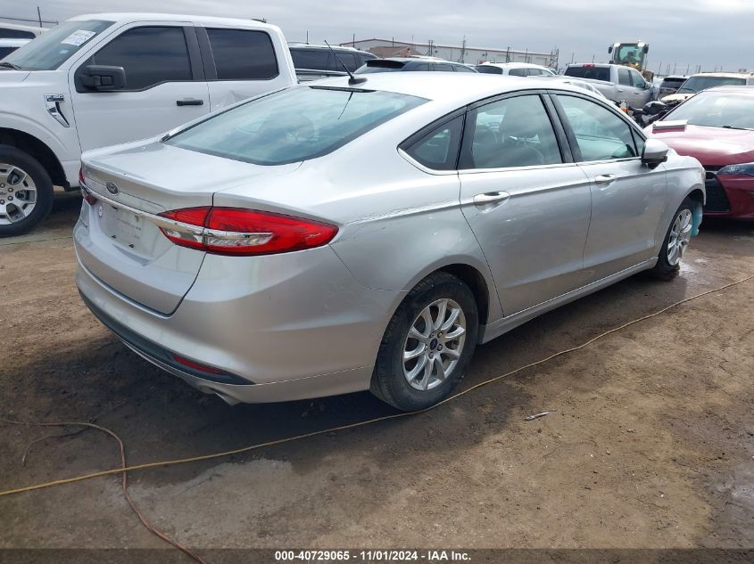 VIN 3FA6P0G73HR184490 2017 Ford Fusion, S no.4