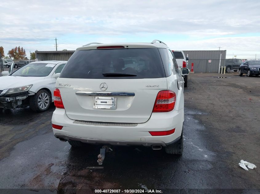 2010 Mercedes-Benz Ml 350 4Matic VIN: 4JGBB8GB3AA609972 Lot: 40729087