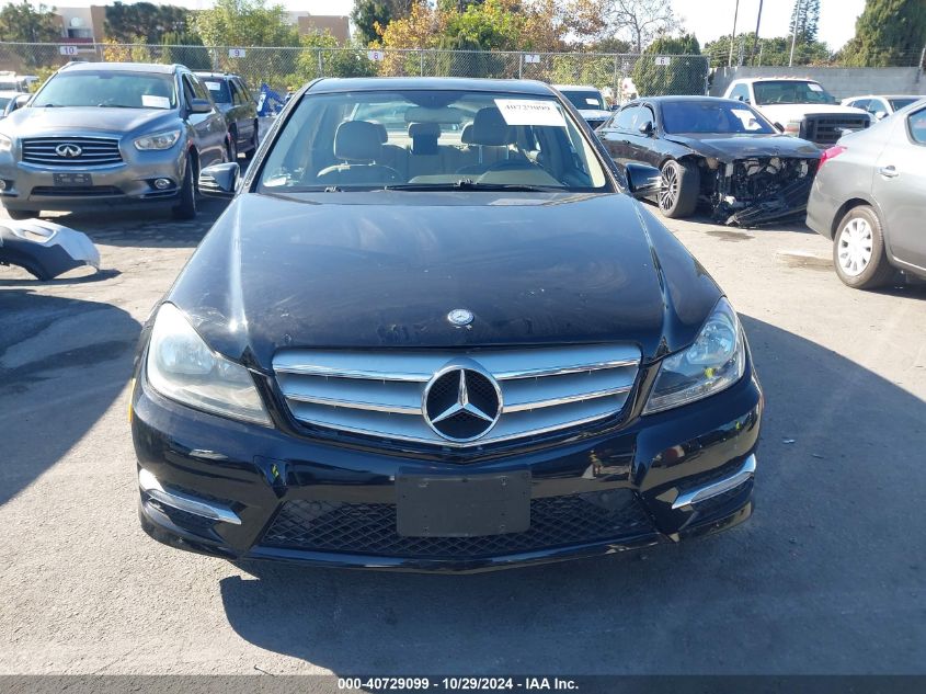 2012 Mercedes-Benz C 250 Luxury/Sport VIN: WDDGF4HB0CR208136 Lot: 40729099