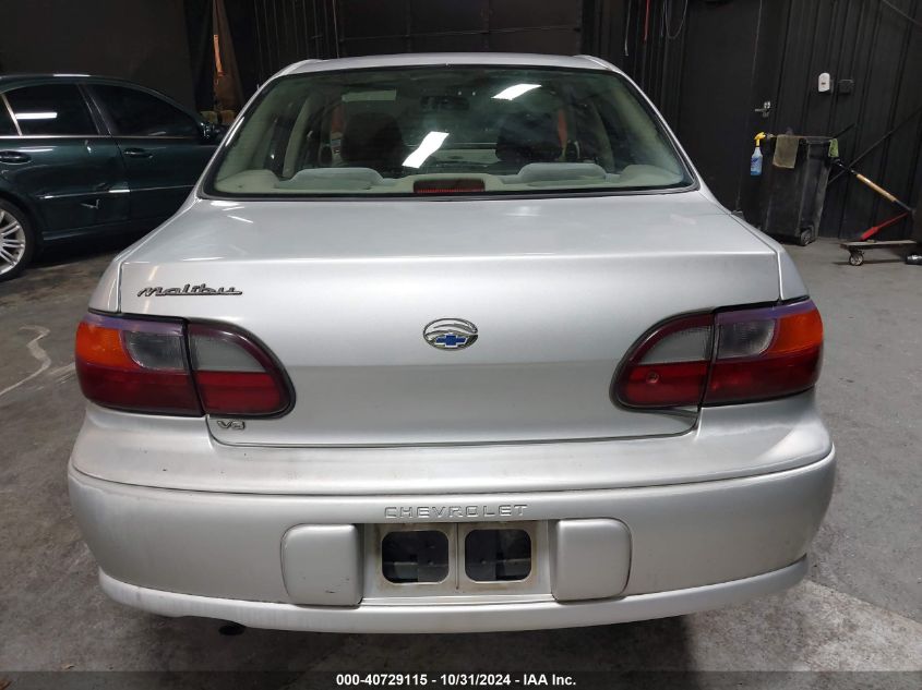 2001 Chevrolet Malibu VIN: 1G1ND52J116153796 Lot: 40729115