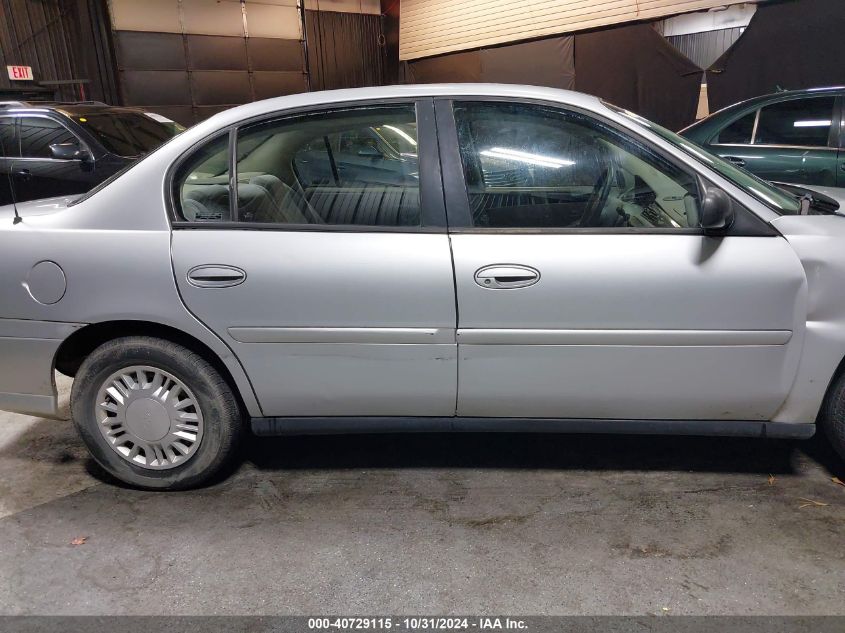 2001 Chevrolet Malibu VIN: 1G1ND52J116153796 Lot: 40729115