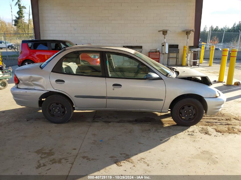 2000 Chevrolet Metro Lsi VIN: 2C1MR5224Y6717634 Lot: 40729119