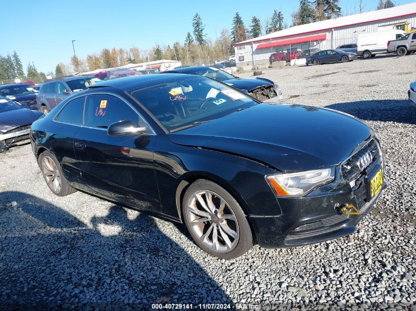 2013 Audi A5 2.0T Premium VIN: WAUGFAFR7DA040856 Lot: 40729141