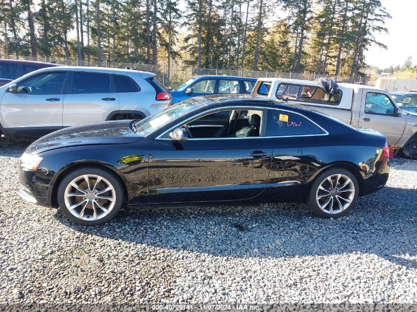 2013 Audi A5 2.0T Premium VIN: WAUGFAFR7DA040856 Lot: 40729141