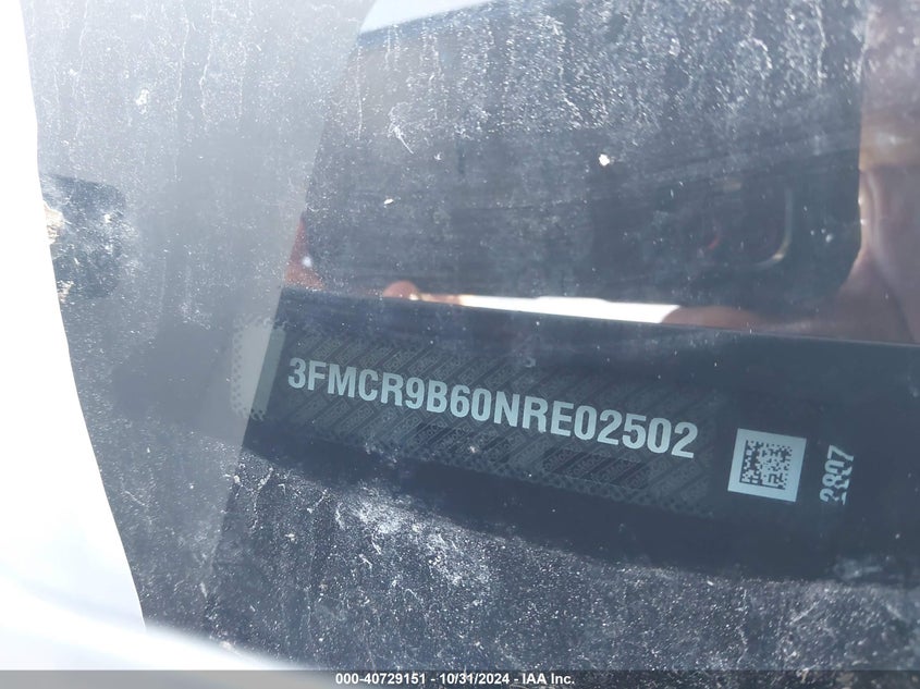 2022 FORD BRONCO SPORT VIN: 3FMCR9B60NRE02502