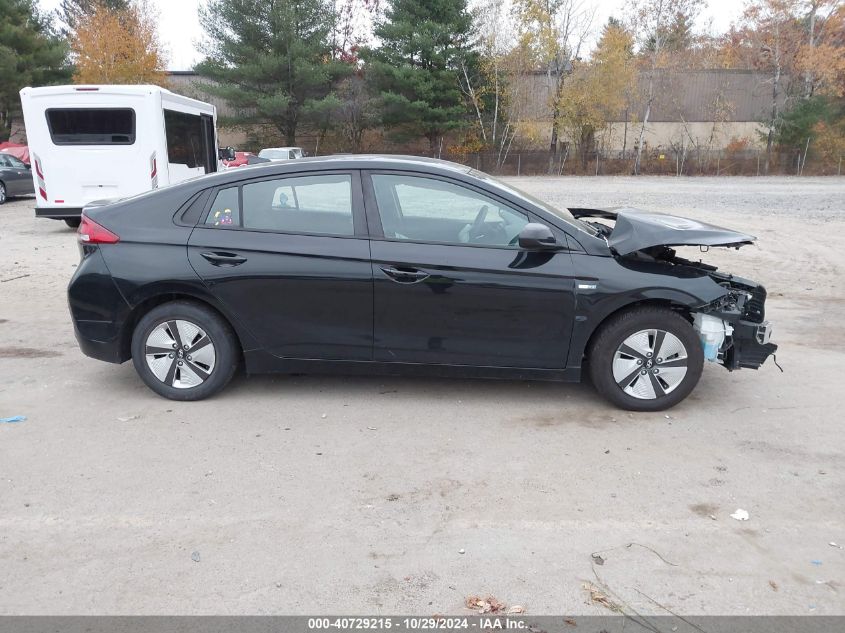 2019 Hyundai Ioniq Hybrid Blue VIN: KMHC65LC1KU179509 Lot: 40729215