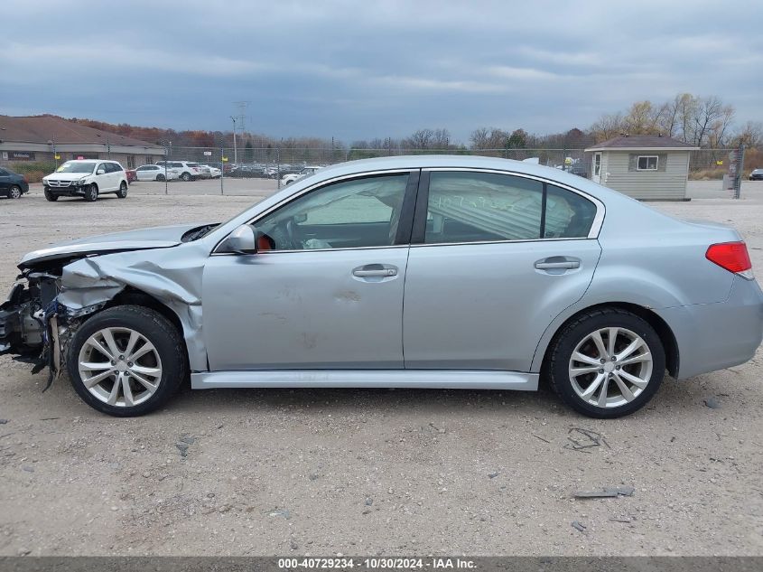 2014 Subaru Legacy 2.5I Premium VIN: 4S3BMBC61E3008901 Lot: 40729234