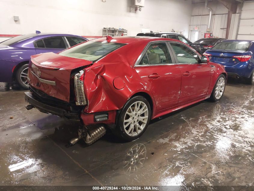 2011 Cadillac Cts Premium VIN: 1G6DS5ED9B0108272 Lot: 40729244