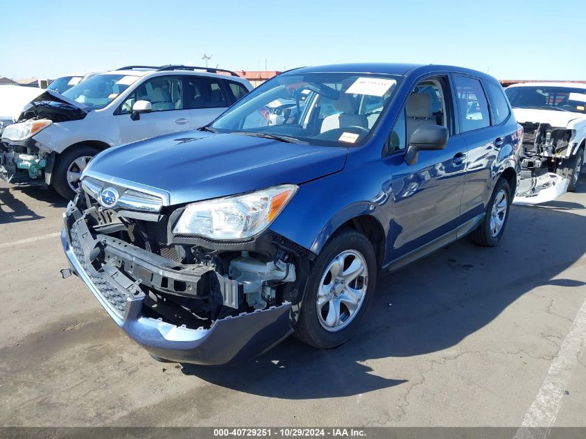 2014 Subaru Forester 2.5I VIN: JF2SJAAC5EH460415 Lot: 40729251