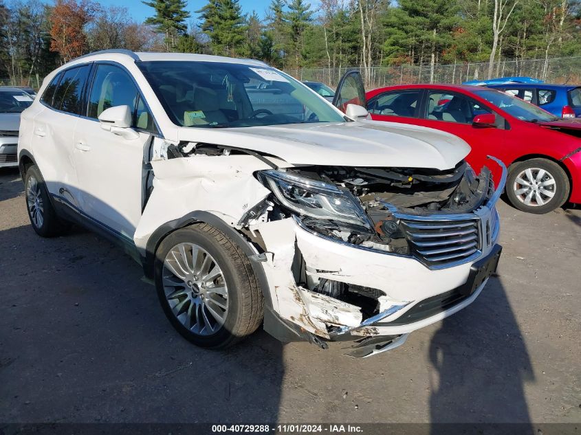 2018 Lincoln Mkc Reserve VIN: 5LMCJ3D94JUL30117 Lot: 40729288