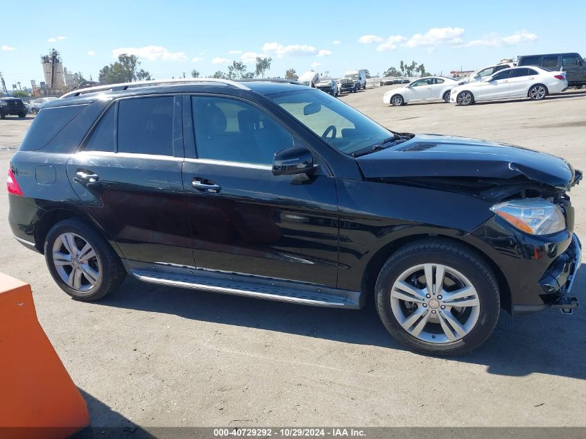 2014 Mercedes-Benz Ml 350 VIN: 4JGDA5JBXEA393658 Lot: 40729292