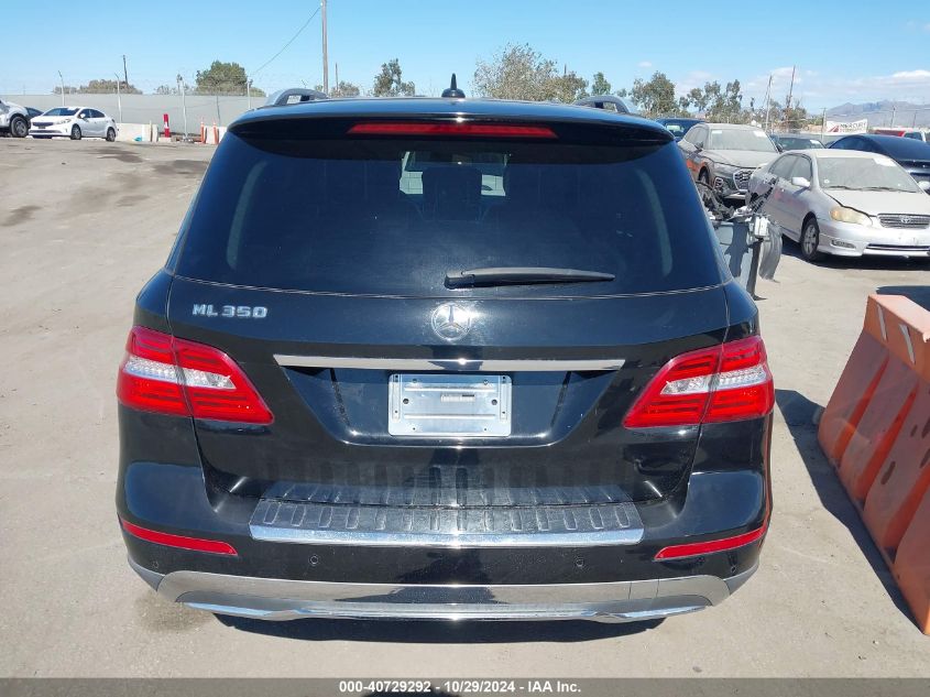 2014 Mercedes-Benz Ml 350 VIN: 4JGDA5JBXEA393658 Lot: 40729292