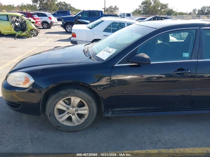 2012 Chevrolet Impala Ls Fleet VIN: 2G1WF5E37C1165747 Lot: 40729365