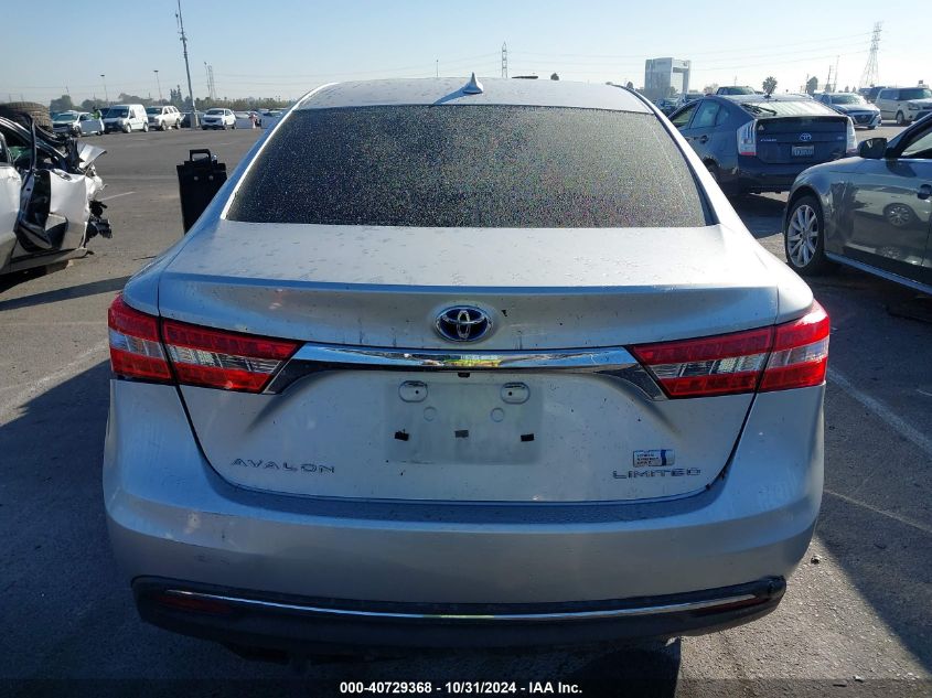 2013 Toyota Avalon Hybrid Limited VIN: 4T1BD1EB7DU004912 Lot: 40729368