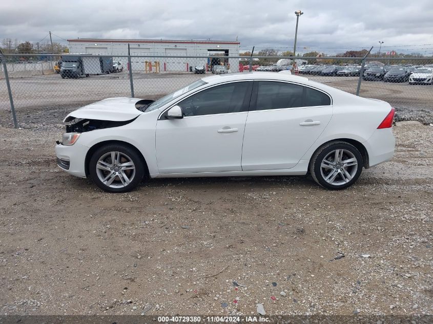 2014 Volvo S60 T5 VIN: YV1612FS4E2293760 Lot: 40729380