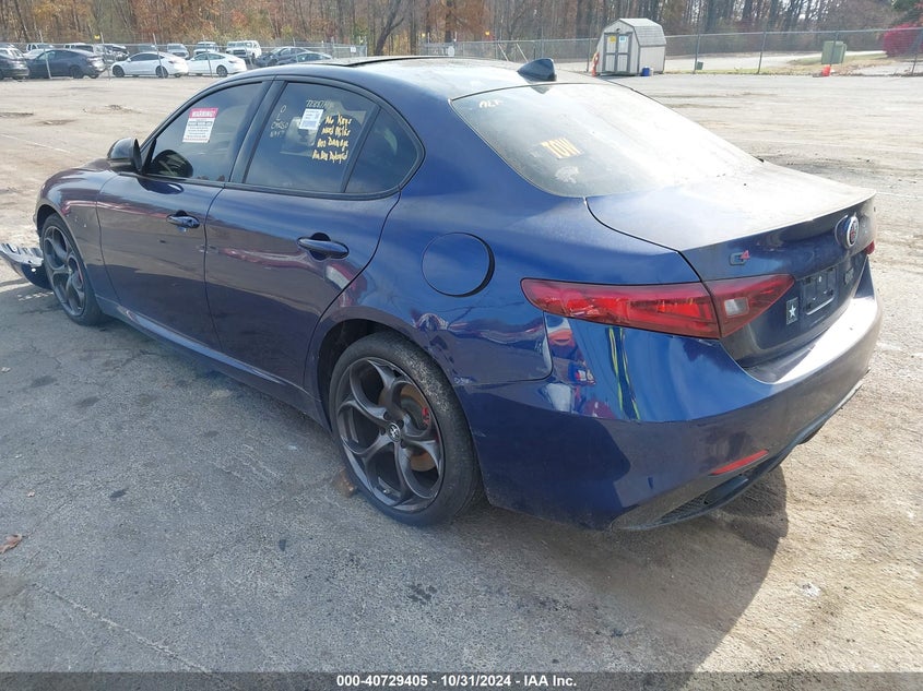 2020 ALFA ROMEO GIULIA VIN: ZARFANBNXL7626265