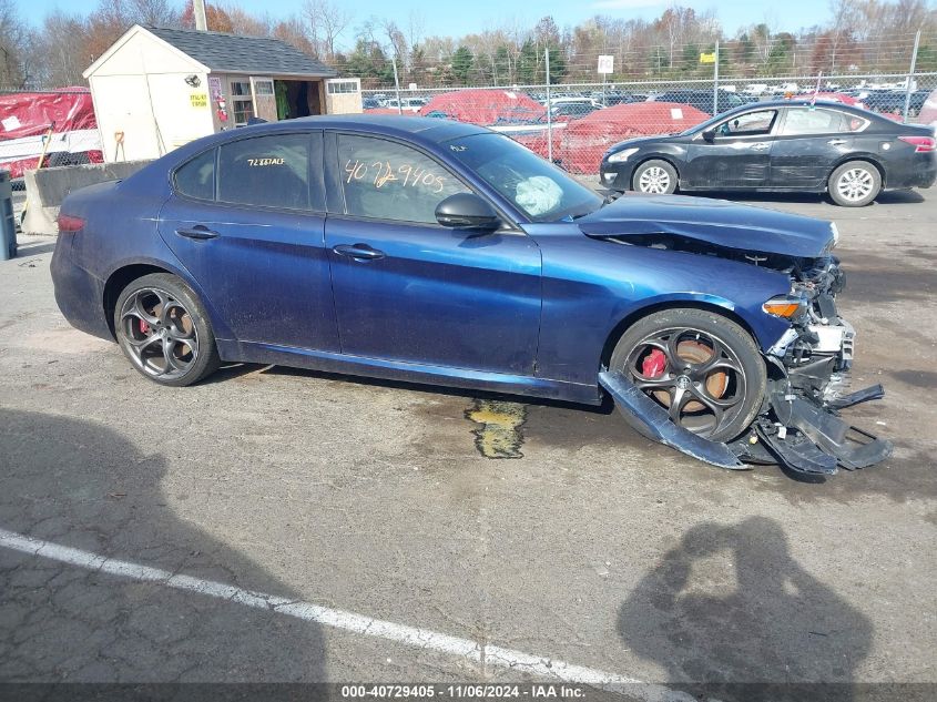 2020 Alfa Romeo Giulia Ti Sport Awd VIN: ZARFANBNXL7626265 Lot: 40729405