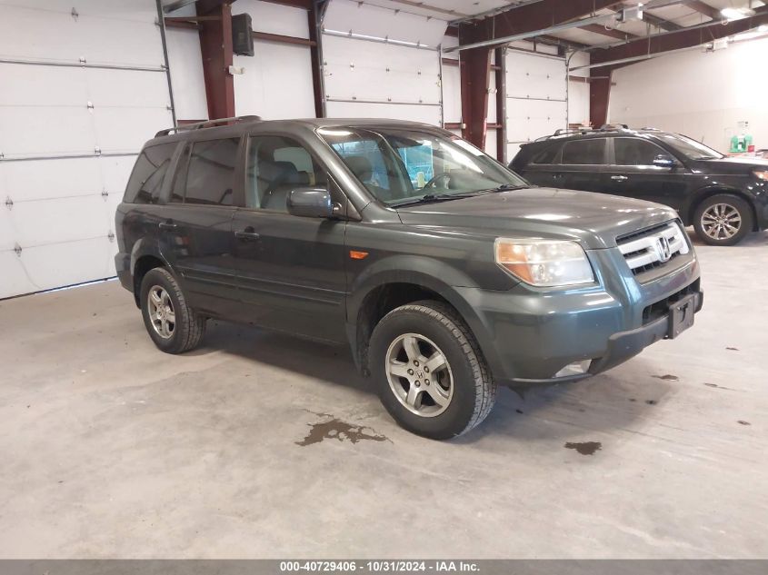 2006 Honda Pilot Ex-L VIN: 2HKYF18506H527734 Lot: 40729406