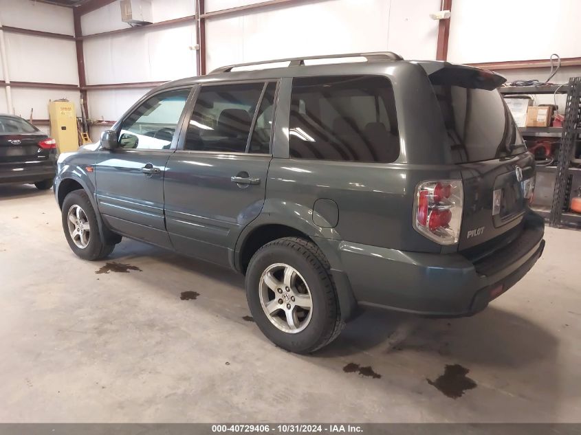 2006 Honda Pilot Ex-L VIN: 2HKYF18506H527734 Lot: 40729406