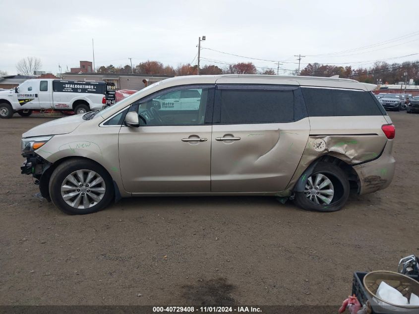 2015 Kia Sedona Ex VIN: KNDMC5C18F6045882 Lot: 40729408