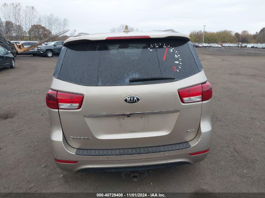 2015 Kia Sedona Ex VIN: KNDMC5C18F6045882 Lot: 40729408