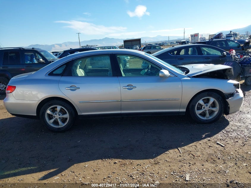 2007 HYUNDAI AZERA VIN: KMHFC46D57A185021