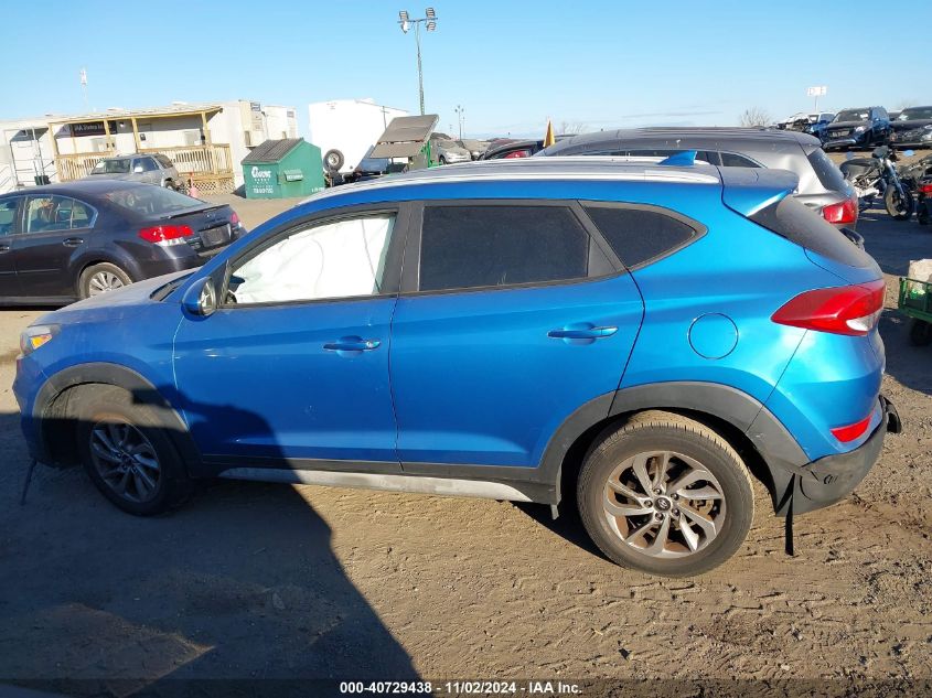 2018 Hyundai Tucson Sel VIN: KM8J33A43JU614528 Lot: 40729438