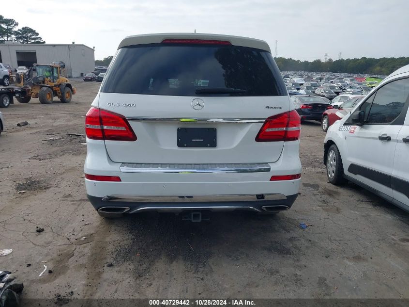 2018 Mercedes-Benz Gls 450 4Matic VIN: 4JGDF6EE1JB146268 Lot: 40729442