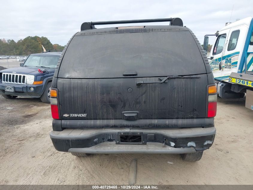 2006 Chevrolet Tahoe Z71 VIN: 1GNEK13T76R165390 Lot: 40729465