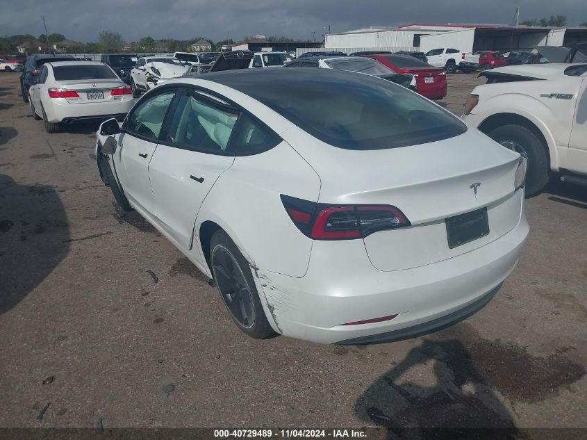 VIN 5YJ3E1EA5PF550652 2023 Tesla Model 3, Rear-Whee... no.3