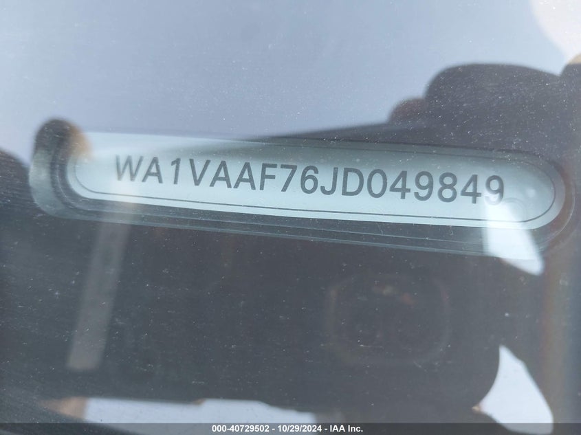 2018 AUDI Q7 3.0T PREMIUM - WA1VAAF76JD049849