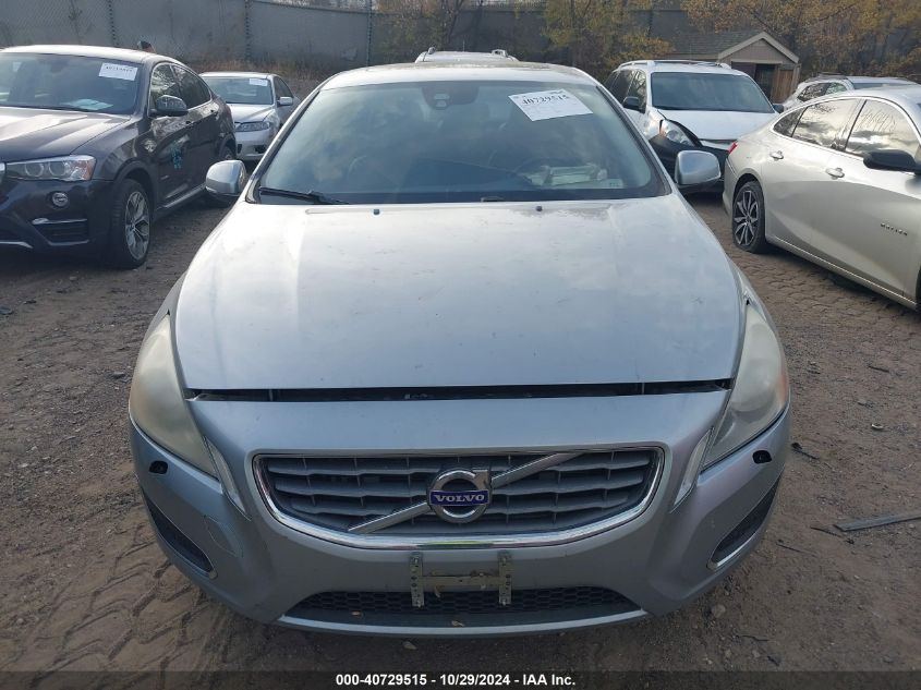 2013 Volvo S60 T5/T5 Platinum/T5 Premier/T5 Premier Plus VIN: YV1612FH0D1226887 Lot: 40729515