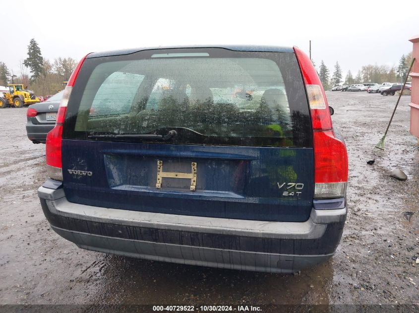 2002 Volvo V70 2.4T VIN: YV1SW58D921186348 Lot: 40729522