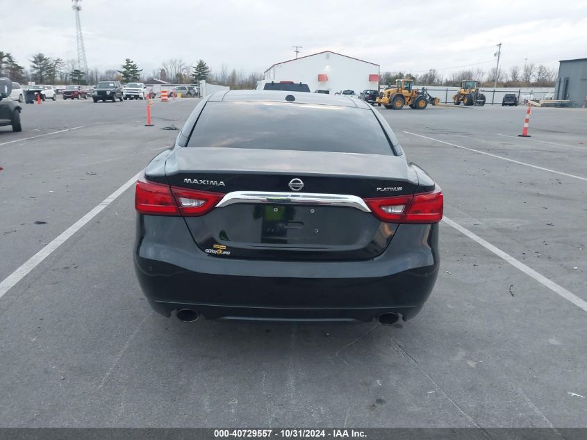 2017 Nissan Maxima 3.5 Platinum VIN: 1N4AA6AP4HC455241 Lot: 40729557