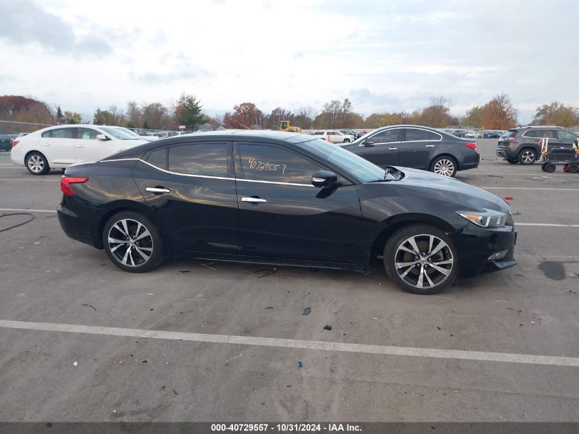 2017 Nissan Maxima 3.5 Platinum VIN: 1N4AA6AP4HC455241 Lot: 40729557