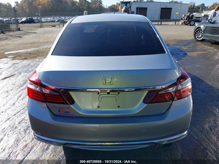 2017 Honda Accord Lx VIN: 1HGCR2F37HA162120 Lot: 40729585