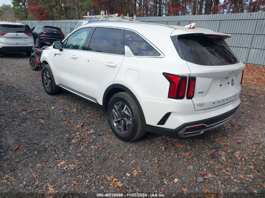 VIN KNDRGDLG3N5081962 2022 KIA SORENTO HYBRID no.3