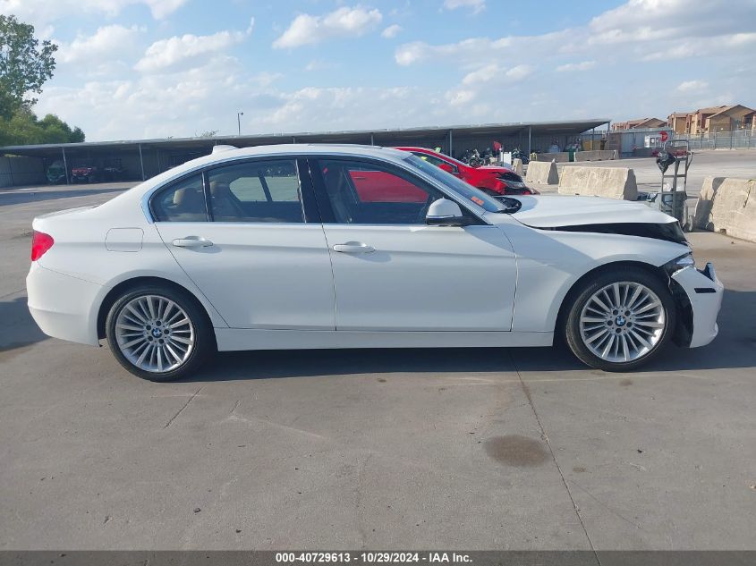 2015 BMW 328I VIN: WBA3A5C54FP604811 Lot: 40729613