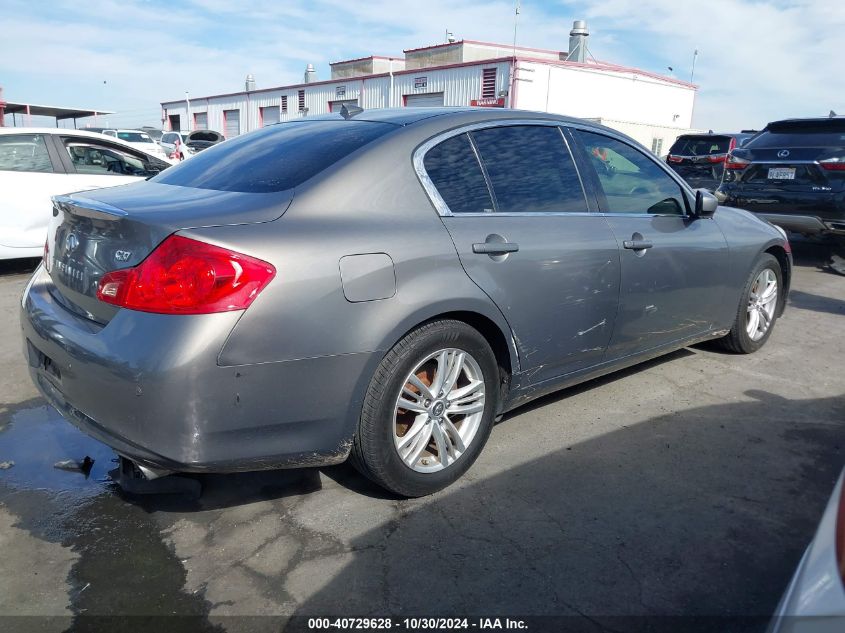 2012 Infiniti G37 Journey VIN: JN1CV6AP0CM627455 Lot: 40729628