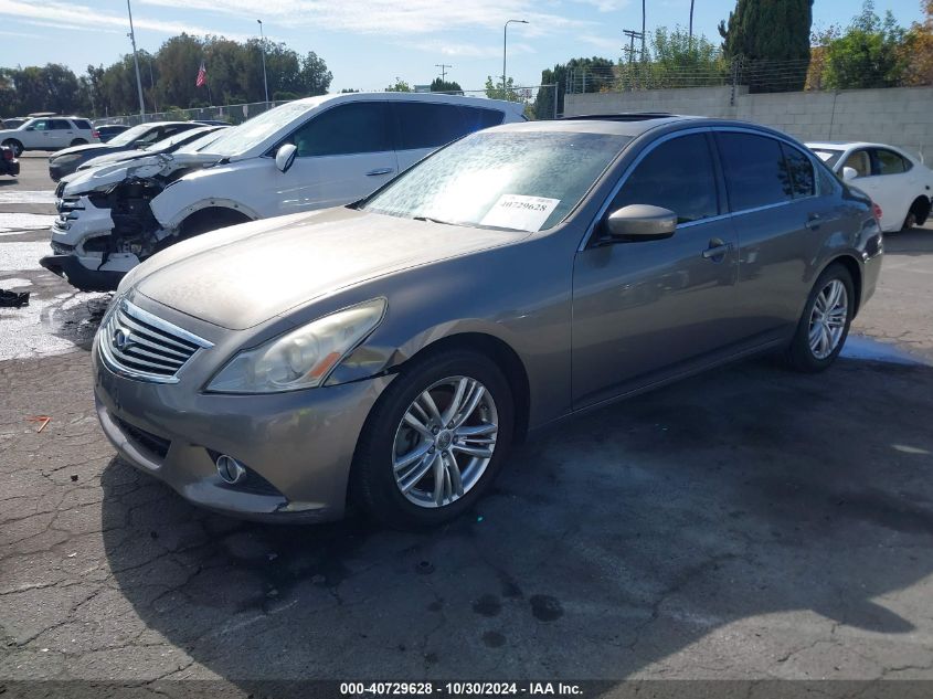 2012 Infiniti G37 Journey VIN: JN1CV6AP0CM627455 Lot: 40729628