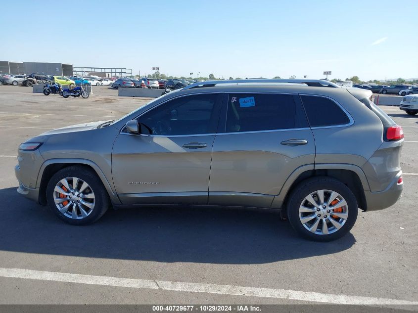 2017 Jeep Cherokee Overland Fwd VIN: 1C4PJLJS9HW663573 Lot: 40729677