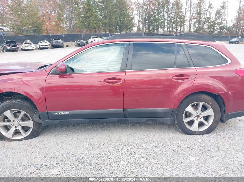 2013 Subaru Outback 2.5I Limited VIN: 4S4BRBPC6D3254886 Lot: 40729678